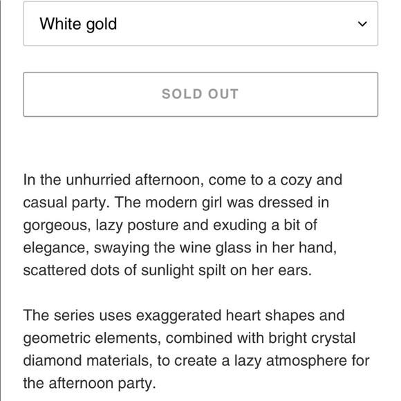 EEKE Pearl Large Round Diamond Necklace in Gold Plate and CZ - Picture 7 of 8